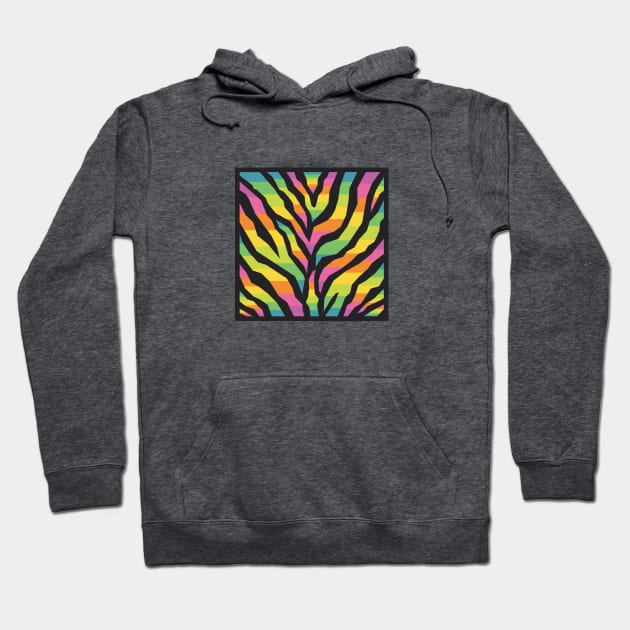 Zebra Stripes Hoodie by Dale Preston Design